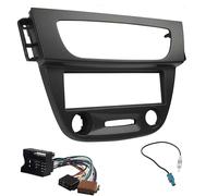 Sound Way Kit Montaggio Adattatore Autoradio, Mascherina 1 DIN Compatibile con Renault Megane III 2008-2016 / Fluence 2009-2017