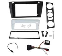 Sound Way Kit Montaggio Adattatore Autoradio, Mascherina 9" Pollici Compatibile con BMW Serie 3 (E90/91/E92/E93) 2004-2012