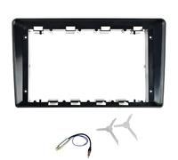 Sound Way Kit Montaggio Adattatore Autoradio, Mascherina 9" Pollici Compatibile con VW Volkswagen Passat B5, Golf, Bora, Polo 2000-20004 / Skoda Octavia, Fabia, Superb 2000-2004 / Seat Ibiza,Arosa