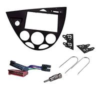 Sound Way - Kit Montaggio autoradio 2 DIN Adattatore per Ford Focus 1998-2004 Nero - KA11-548