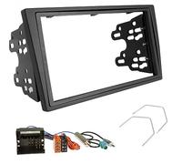 Sound Way Kit Montaggio Autoradio 2 DIN, Mascherina Doppio DIN, Chiavi di Smontaggio, Adattatore Antenna, Cavo Connettore ISO Compatibile con Opel Agila, Astra, Combo, Corsa C, Meriva, Omega, Vivaro