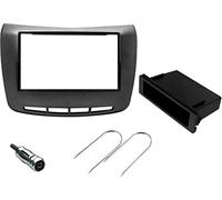 Sound-way Kit Montaggio Autoradio, Mascherina 1 DIN / 2 DIN, Adattatore Antenna, Chiavi di Smontaggio compatibili con Lancia Delta
