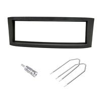 Sound-way Kit Montaggio Autoradio, Mascherina 1 DIN, Adattatore Antenna, Chiavi di Smontaggio, compatibile con Smart Roadster