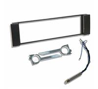 Sound-way Kit Montaggio Autoradio, Mascherina 1 DIN, Adattatore Antenna, Chiavi di Smontaggio compatibile con Audi A3, A6, Seat Leon, Toledo