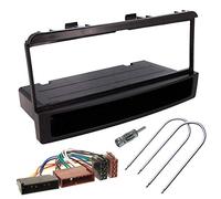 Sound-way Kit Montaggio Autoradio, Mascherina 1 DIN,Cavo Adattatore Connettore ISO, Adattatore Antenna, Chiavi di Smontaggio compatibile con Ford Focus, Fiesta, Mondeo, Escort, Transit