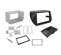 Sound Way Kit Montaggio Autoradio, Mascherina 2 DIN, Adattatore Antenna, Chiavi Smontaggio Compatibile con Fiat Fiorino Qubo, Citroen Nemo, Peugeot Bipper