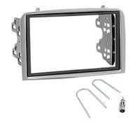 Sound Way Kit Montaggio Autoradio, Mascherina 2 DIN con Supporti di Montaggio, Adattatore Antenna, Chiavi di Smontaggio, Compatibile con Alfa Romeo 147 / GT