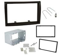 Sound-way Kit Montaggio Autoradio, Mascherina 2 DIN, Plancia Metallica, Adattatore Antenna, Chiavi di Smontaggio Compatibile con Fiat Ducato, Citroen Jumper, Peugeot Boxer dal 2006