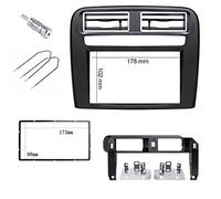Sound-way Kit Montaggio Autoradio, Mascherina 2 DIN, Staffe di Montaggio, Bocchette d'aria, Adattatore Antenna, Chiavi di Smontaggio compatibile con Fiat Punto, Linea