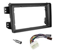 Sound Way Kit Montaggio Autoradio, Mascherina 9" Pollici, Adattatore Antenna, Cavo Adattatore ISO, Compatibile con Opel Agila, Suzuki Splash Ritz