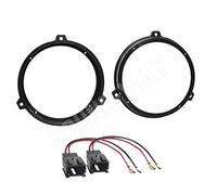 Sound-way Set di altoparlanti autoradio con 2 cavi 16,5 cm compatibile con Fiat Panda