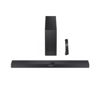 SHARP HT-SBW320 - Soundbar a 2.1 canali, ultra slim con subwoofer wireless, compatibile ROKU, max. 360 W, Dolby Atmos, DTS Virtual:X, HDMI eARC, Bluetooth 5.3, riproduzione USB, montaggio a parete