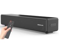 Soundbar Dolby Digital da 2.0 canali, altoparlante Home Theater Bluetooth con HDMI ARC, ottico, AUX per Smart TV, giochi, PC e proiettori, barra altoparlante compatto con audio surround 3D Home