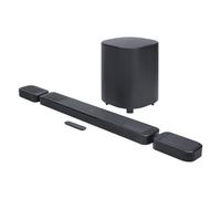 JBL Bar 1000 MK2, Soundbar Bluetooth a 7.1.4 Canali per TV con Altoparlanti Rimovibili, Subwoofer da 10”, Audio Surround Dolby Atmos e DTS:X, HDMI eARC, Wi-Fi, PureVoice 2.0 e MultiBeam 3.0, Nera