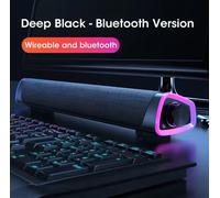 Soundbar per PC altoparlante Bluetooth Stereo Subwoofer cablato e Wireless