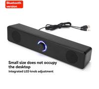 Soundbar per PC, altoparlante Bluetooth wireless, alimentato tramite USB, per TV, PC, laptop, sistema audio per home theater da gioco.