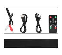 Soundbar resistente alle intemperie, altoparlanti a doppio diaframma, design compatto per l'intrattenimento all'aperto, 10Wx2 Clear Dialog, per patio
