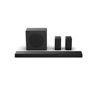 Hisense AX5140Q - Soundbar 5.1.4, 600 W, 13 altoparlanti, subwoofer e altoparlanti posteriori senza fili, calibrazione automatica della stanza