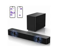 SOUNDBAR + SUBWOOFER ULTIMEA Poseidon R3T 2.1 Soundbar con Subwoofer Wireless da 5,25", Controllo APP, Sistema Audio 2.1 Canali, Potenza Max 240 W, Nero