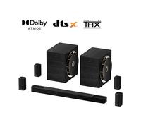 SOUNDBAR + SUBWOOFER ULTIMEA Skywave X100 Dual 9.2.6 Soundbar con Dolby Atmos e Doppio Subwoofer Wireless da 10", Sistema Audio Surround Wireless 9.2.6 Canali con Dolby Atmos, Potenza Max 2000 W, Cass