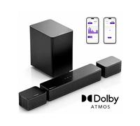 Soundbar ULTIMEA Poseidon M4T - 5.1 Soundbar con Dolby Atmos, Subwoofer Wireless 5,25", Controllo APP Sistema di altoparlanti 5.1,, Nero