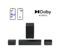 Soundbar ULTIMEA Poseidon M4T Sistema di altoparlanti 5.1,, Nero