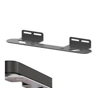 Soundbar Wall Mount, Soundbar Wall Mount Bracket, Heavy Duty TV Speaker Mount with Floating Shelf For Router and Remote, Floating Storage Rack For Router, Carbon Steel Speaker Holder