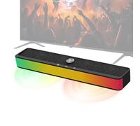 Soundbar Wireless Per TV - Altoparlante Compatto Da 40 X 7,7 Cm, Modulo Bassi In ABS, Musicale Portatile Con Effetto Subwoofer | Audio RGB Per Computer, Telefoni, Automobili, Stanze, Patio, Na