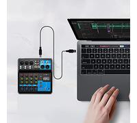 Soundboard 5 canali & DJ mixer Bluetooth professionale mixer audio - mixer audio con USB e riproduzione Bluetooth - suono stereo - mixer console mixer mixer per karaoke, home party, studio