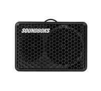 SOUNDBOKS Go - Altoparlante Bluetooth portatile, batteria di ricarica USB-C, altoparlante compatto da viaggio, resistente agli spruzzi e agli urti, durata della batteria 40 ore, 121 dB (nero)