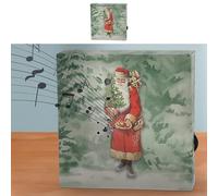 Soundbox 'Santa' 2 X-Mas Sounds Sensore di movimento | 12 x 12 x 3,5 cm cartone plastica | musica natalizia regolabile (1 x Soundbox Santa)