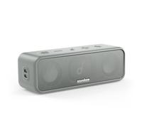 Soundcore 3 di Anker, Cassa Bluetooth Portatile 16 W, IPX7, 24 Ore | Suono stereo, BassUp, PartyCast, EQ personalizzabile tramite app, per casa, doccia, spiaggia, giardino e attività all’aperto