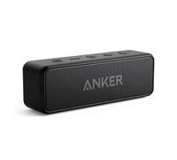 Soundcore Anker 2 Portable Bluetooth Speaker with Stereo Sound 12W, Bluetooth 5, BassUp, IPX7, 24h, Wireless Stereo Pairing, for Home, Outdoor, Travel