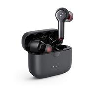 Soundcore Anker Liberty Air 2 cuffie Bluetooth 5, driver diamantati, auricolari wireless con 4 microfoni, riproduzione per 28 ore, Suono personalizzato con eliminazione del rumore, ricarica wireless