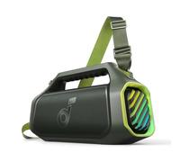 Soundcore Boom 2 Plus, Cassa Bluetooth Potente per Esterni, 140W, IPX7 | 20 ore, BassUp 2.0, stereo 2+2 canali, Bluetooth 5.3, ricarica rapida 30W, luci RGB, USB-C ed EQ personalizzata,Verde