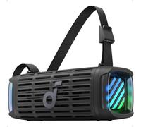 soundcore Boom 3i by Anker - Altoparlante da esterno robusto, altoparlante Bluetooth, impermeabile IP68, 50 W BassUp™ 2.0 Sound, BT 5.3, 16h, spettacolo luminoso + TWS stereo, Kayak, pesca, renewed