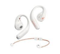 Soundcore by Anker AeroFit pro Cuffie Bluetooth Open Ear Senza Fili | Wireless, ergonomic design, secure fit, ultra comfort, LDAC rich sound, IPX5, 46H playback, bianco brillante