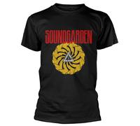 Rock Off officially licensed products Soundgarden T Shirt Badmotorfinger V3 Band Logo Nuovo Ufficiale Uomo Nero Size S