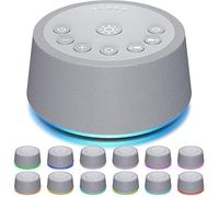 SoundLegend Sleep White Noise Sound Machines Volume 32 livelli 25 Suoni 10 Colori Luce 5 Timer Luminosità Luce Regolabile Compatto per Tutti Viaggio Regalo Funzione di Memoria