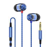 SoundMAGIC E10 Auricolari Cablati Senza Micro, HiFi, Jack 3,5mm, Blu