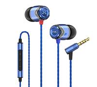 SoundMAGIC E10C Auricolari ad alta fedeltà Cuffia per smartphone In Ear Cuffie con isolamento acustico con microfono e telecomando per audiofili- Blu