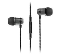 SoundMAGIC E50C Cuffie professionali ad isolamento acustico, In-Ear Monitors, Cuffie Earbuds cablate, HiFi Stereo, 3.5mm Jack, con microfono, Gunmetal