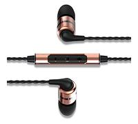 SoundMAGIC E80C Auricolari cablati con microfono HiFi Stereo Audiophile Auricolari Isolamento Rumore in Ear Cuffie Confortevole Fit Super Bass Oro