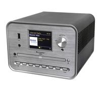soundmaster 10747 Lettore CD Argento Internetradio, DAB+, WLAN, USB, incl. Alto