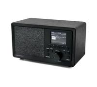 soundmaster DAB350SW - Radio da tavolo DAB+, FM, USB, con altoparlante, funzione sveglia, colore: Nero