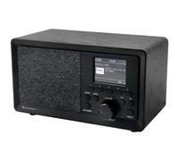 soundmaster DAB350SW - Radio da tavolo DAB+, FM, USB, con altoparlante, funzione sveglia, colore: Nero