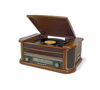 Soundmaster NR560 Nostalgie Music Center Impianto compatto Giradischi Lettore CD MP3 USB Encoding lettore cassette 75 Ohm