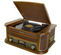 soundmaster NR565DAB Giradischi USB Quercia