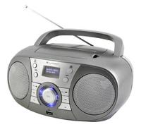 soundmaster SCD1800TI Radio CD DAB+, FM AUX, Bluetooth, CD, USB Grigio