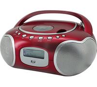 Soundmaster SCD4200RO Sistema stereo portatile Analogico e Digitale 3W Rosso/Nero, Argento - Radio CD (Analogico e Digitale, Dab+,FM,PLL, Giocatore, CD,CD-R,CD-RW, Programma, Ripeti, 3W)